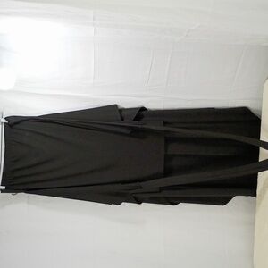 White Birch,   Elegant Black Maxi Skirt